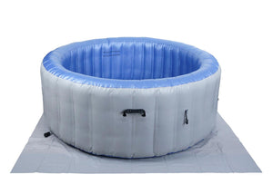 Aufblasbarer Whirlpool für 5 Personen rund Ø198cm grau-blau