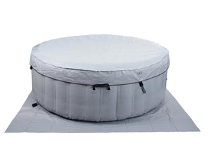 Aufblasbarer Whirlpool für 5 Personen rund Ø198cm grau-blau