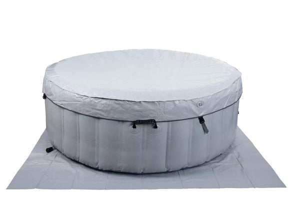 Aufblasbarer Whirlpool für 5 Personen rund Ø198cm grau-blau