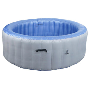 Aufblasbarer Whirlpool für 5 Personen rund Ø198cm grau-blau
