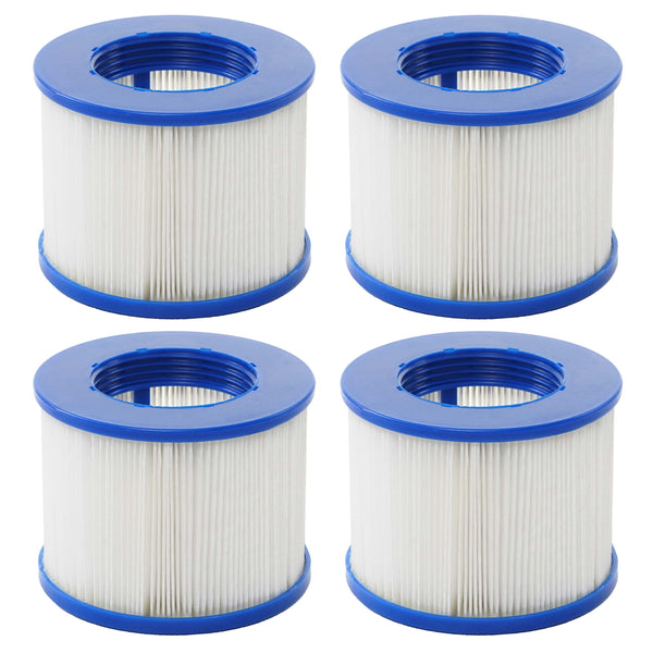 Wasserfilter Ersatzkartusche für Whirlpool, 4 Stück, Lamellenfilter