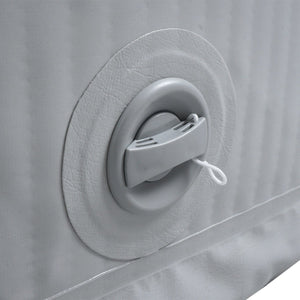 Whirlpool für 4 Personen, rund, beheizbar, Ø180cm, grau-weiss