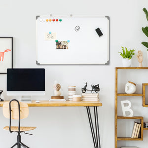Whiteboard Magnettafel mit Zubehör für Büro und Schule
