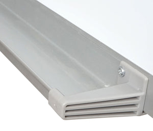 Whiteboard Magnettafel mobil rollbar mit Zubehör 167x186cm