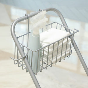 Wischeimer rollbar mit Metallgriff für Reinigung gelb