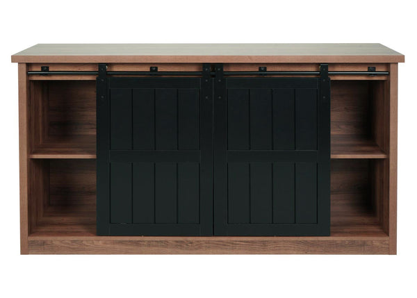 Wohnzimmerset TV-Rack Sideboard Kommode Couchtisch Industrial braun