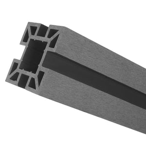WPC-Sichtschutz Sarthe Erweiterung zum Einbetonieren 188cm grau