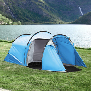 Wurfzelt Campingzelt wasserdicht mit Vorraum für 2-3 Personen