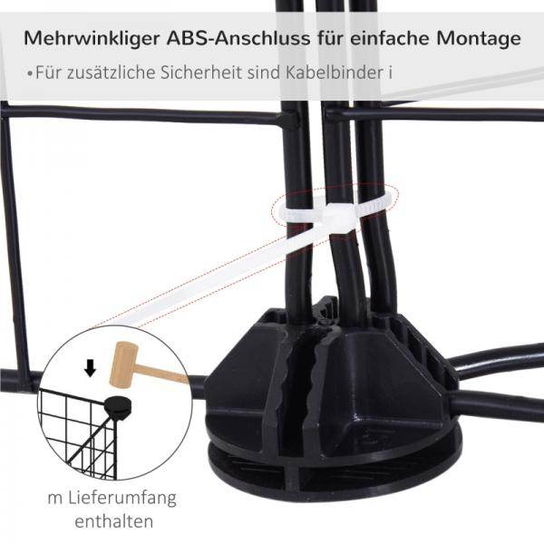 Gittergehege Freigehege Laufgehege für Kleintiere Laufstall Kleintierkäfig