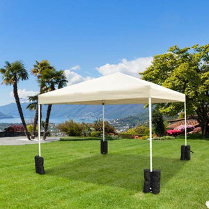 Pavillon Standfuss für Faltpavillon Partyzelt Festzelt 4 Stück 4er-Set schwarz
