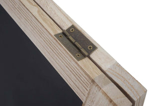 XL Werbetafel Aufsteller Kreidetafel Kundenstopper 100x50cm naturfarben