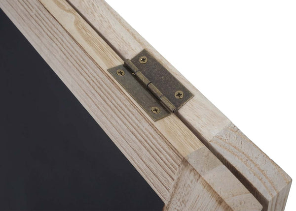 XL Werbetafel Aufsteller Kreidetafel Kundenstopper 100x50cm naturfarben