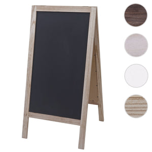 XL Werbetafel Aufsteller Kreidetafel Kundenstopper 100x50cm naturfarben