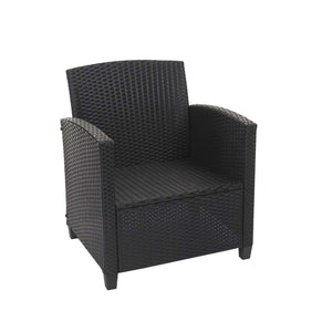 XXL Poly-Rattan Garnitur Lounge-Set Sitzgruppe Sofa Sessel anthrazit