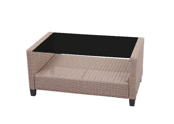 XXL Poly-Rattan Garnitur Lounge-Set Sitzgruppe Sofa Sessel grau-braun