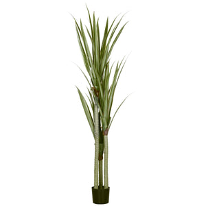 Yucca künstlich grosse Kunstpflanze im Topf Deko 190cm