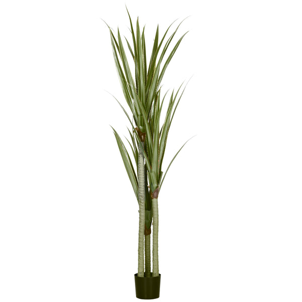 Yucca künstlich grosse Kunstpflanze im Topf Deko 190cm
