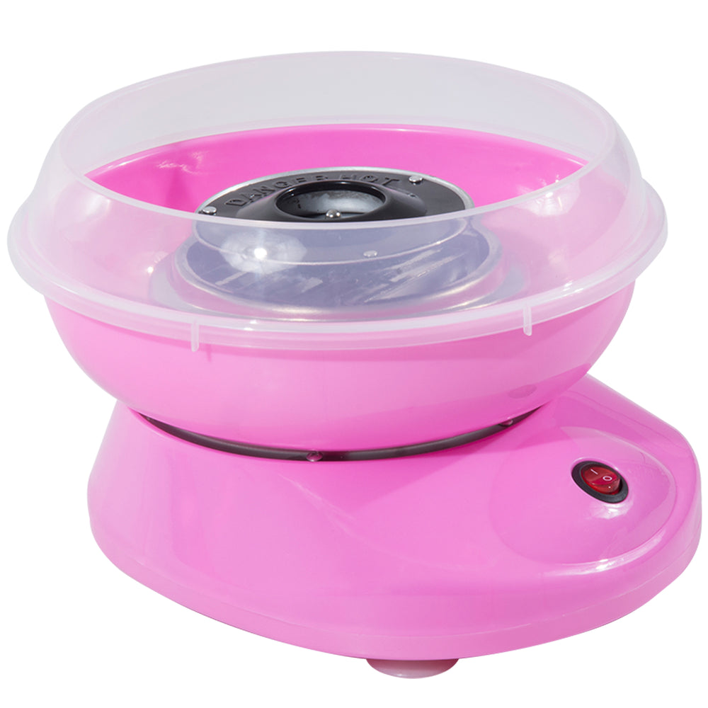 Cotton candy machine, simple & quick, pink