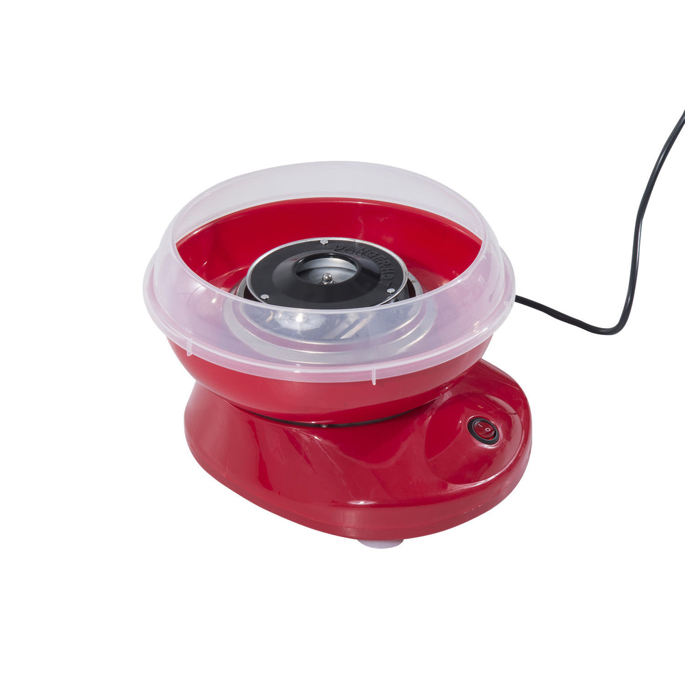 Cotton candy machine for parties & events, red
