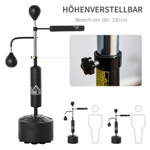 Boxstand Punchingball Boxset 160-230cm höhenverstellbar freistehend