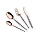 Berlinger Haus 24-teiliges Besteck Set Taupe - Rose Gold