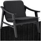 Rattan Stuhl Treviso schwarz