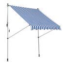 Balkonmarkise Sonnenstore Teleskop 200 x 150cm Blau