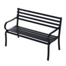 Gartenbank Metall 2-Sitzer 125x62x82cm