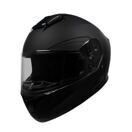 Motorrad Integralhelm Einzelvisier schwarz matt Grösse 59/60