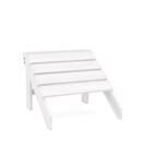 Schemel Holz ADIRONDACK weiss