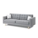 Sofa ALISHA 3-Sitzer grau