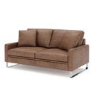 Sofa Leder GIAN 2-Sitzer braun