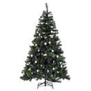 Weihnachtsbaum mit 220 LEDs 180cm künstlicher Christbaum