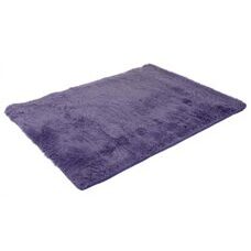 Teppich Shaggy Hochflor flauschig 200x140cm ~ dunkellila