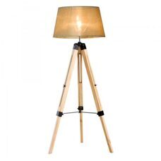 Stehlampe Holz 99-143cm Malmö Natur / Beige