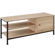 TV-Regal Durban 110x40x45,5cm Industrial Holz hell, Eiche Sonoma