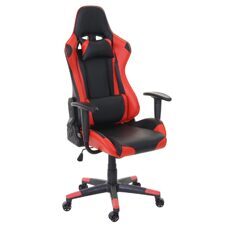 Bürostuhl Gamingstuhl Chefsessel 150kg belastbar schwarz-rot