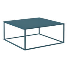 Couchtisch Lebus 38x85x85 cm Metall Türkisblau