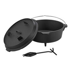 Feuertopf Dutch Oven Jacob 7.3L Gusseisen Schwarz