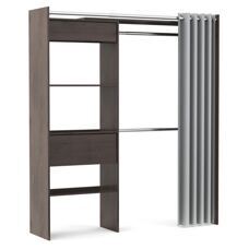 Garderobe Kleiderschrank GUEST braun