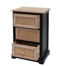 Kommode JAM-K87 FSC-zertifiziert Rattan 63x40x28cm