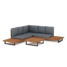 Lounge Holz ALCAZAR natur/anthrazit