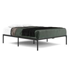 Metallbett SERENA 160 x 200 cm schwarz