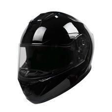 Motorrad Integralhelm Einzelvisier schwarz Grösse 61