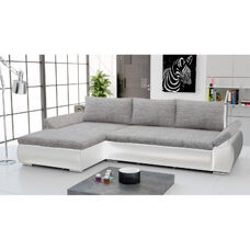 Schlafsofa KIRA links weiss