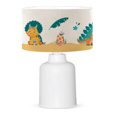 Tischlampe Macclesfield 1xE27 Dinosaurier-Motiv