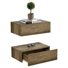 Wandregal Madison 2er Set Holzfarben 46x30x15cm