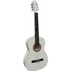 Klassische Gitarre 4/4 weiss