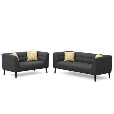 Sofa Set MERLIN anthrazit