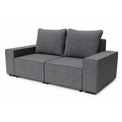 Sofa JAVIN 2-Sitzer anthrazit